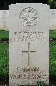 Minturno War Cemetery - McGovern, Thomas Patrick