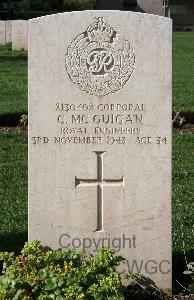 Minturno War Cemetery - McGuigan, Charles