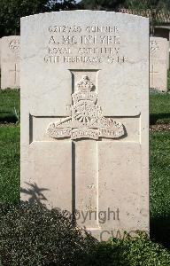 Minturno War Cemetery - McIntyre, Archibald