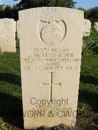 Minturno War Cemetery - McKerracher, James