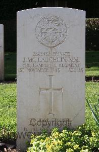 Minturno War Cemetery - McLaughlin, James