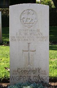 Minturno War Cemetery - McMillan, James Rylance