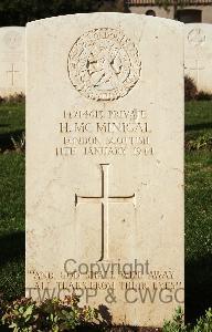 Minturno War Cemetery - McMinigal, Hugh