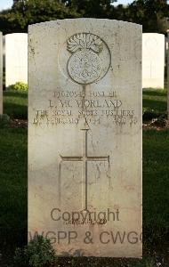 Minturno War Cemetery - McMorland, Leslie