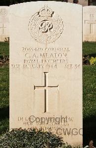 Minturno War Cemetery - Meaton, Charles Albert