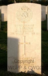 Minturno War Cemetery - Melton, Charles Arthur