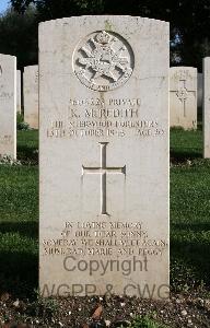 Minturno War Cemetery - Meredith, Kenneth