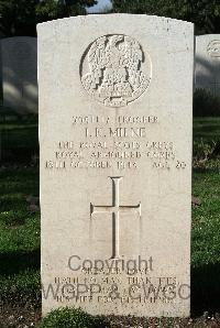 Minturno War Cemetery - Milne, Ian Kelman