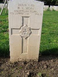 Minturno War Cemetery - Moat, Henry Carter