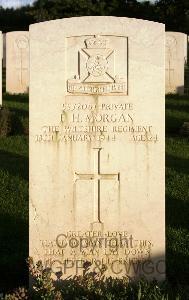 Minturno War Cemetery - Morgan, Frederick Harold