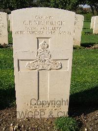 Minturno War Cemetery - Nicholson, Charles Peter