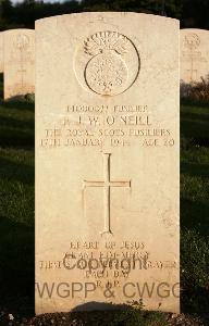 Minturno War Cemetery - O'neill, Frank