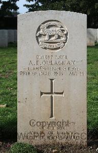 Minturno War Cemetery - Oulaghan, Alfred Edward