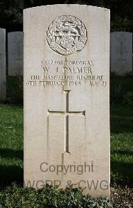 Minturno War Cemetery - Palmer, William John