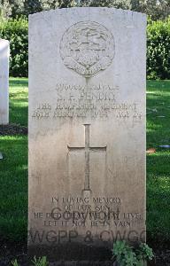 Minturno War Cemetery - Pendry, Stanley Frederick