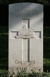 Minturno War Cemetery - Pim, John Edward Thompson