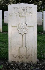 Minturno War Cemetery - Pitt, Harold