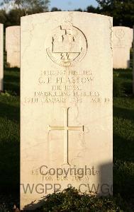 Minturno War Cemetery - Plastow, Gordon Patrick