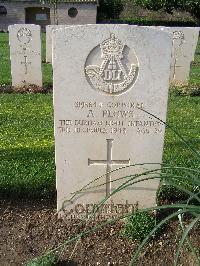 Minturno War Cemetery - Plows, Arthur