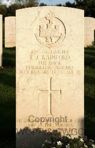 Minturno War Cemetery - Rainford, Thomas Joseph