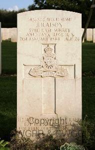 Minturno War Cemetery - Raison, James