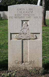 Minturno War Cemetery - Ramm, James Henry