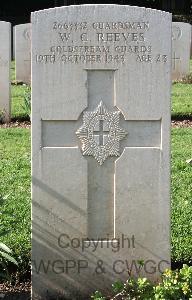 Minturno War Cemetery - Reeves, William Cyril