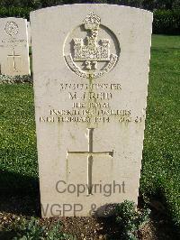 Minturno War Cemetery - Reid, Michael Joseph