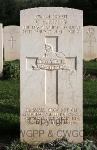 Minturno War Cemetery - Ripley, Charles Edward