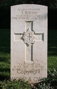 Minturno War Cemetery - Robson, Edward