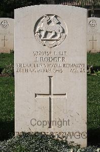 Minturno War Cemetery - Rodger, John