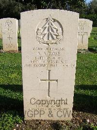 Minturno War Cemetery - Rose, Albert Arthur