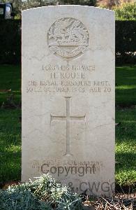 Minturno War Cemetery - Rouse, Herbert