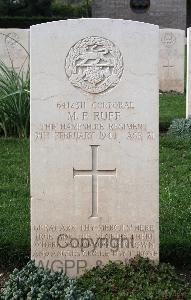 Minturno War Cemetery - Ruff, Michael Frank