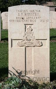 Minturno War Cemetery - Russell, Joseph