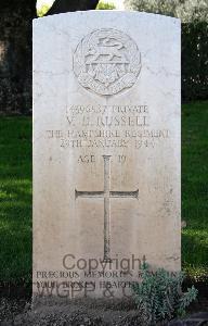 Minturno War Cemetery - Russell, Vernon Desmond