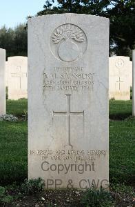 Minturno War Cemetery - Sainsbury, Oliver Michael