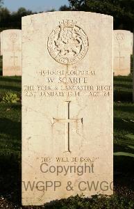 Minturno War Cemetery - Scarfe, Walter