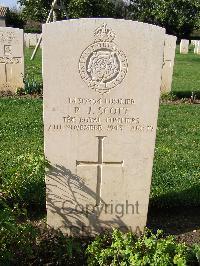 Minturno War Cemetery - Scott, Peter Jeffery