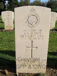 Minturno War Cemetery - Scrine, Arthur Charles