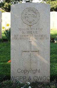 Minturno War Cemetery - Sheail, Kenneth