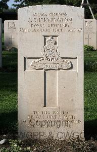 Minturno War Cemetery - Shervington, J