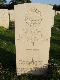 Minturno War Cemetery - Slater, William