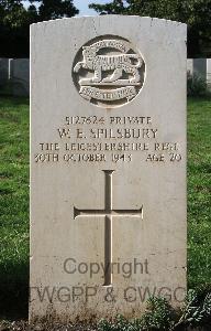 Minturno War Cemetery - Spilsbury, William Edward