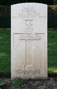 Minturno War Cemetery - Sproat, John