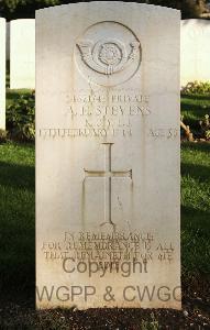 Minturno War Cemetery - Stevens, Arthur Henry