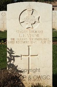 Minturno War Cemetery - Stone, Louis Francis