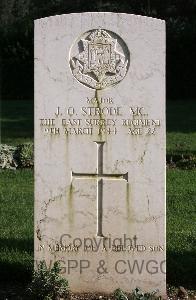 Minturno War Cemetery - Strode, John Oliver