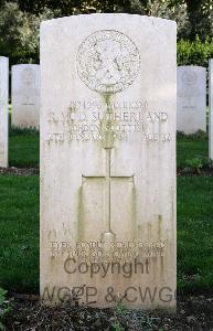 Minturno War Cemetery - Sutherland, Robert McD.