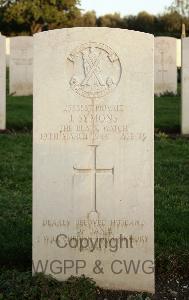 Minturno War Cemetery - Symons, John